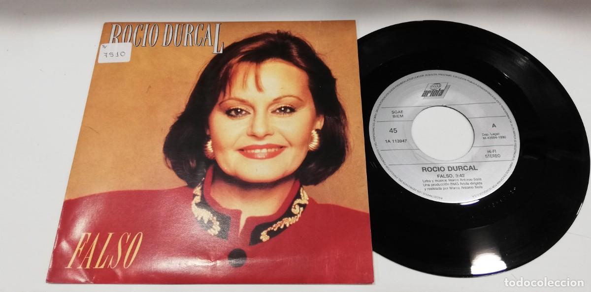 Discos de vinilo: SCO106-Rocio Durcal - Falso (7&rdquo;, Single) - Foto 1