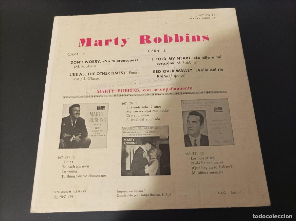 Discos de vinilo: Marty Robbins ep espa&ntilde;ol-raro- - Foto 2
