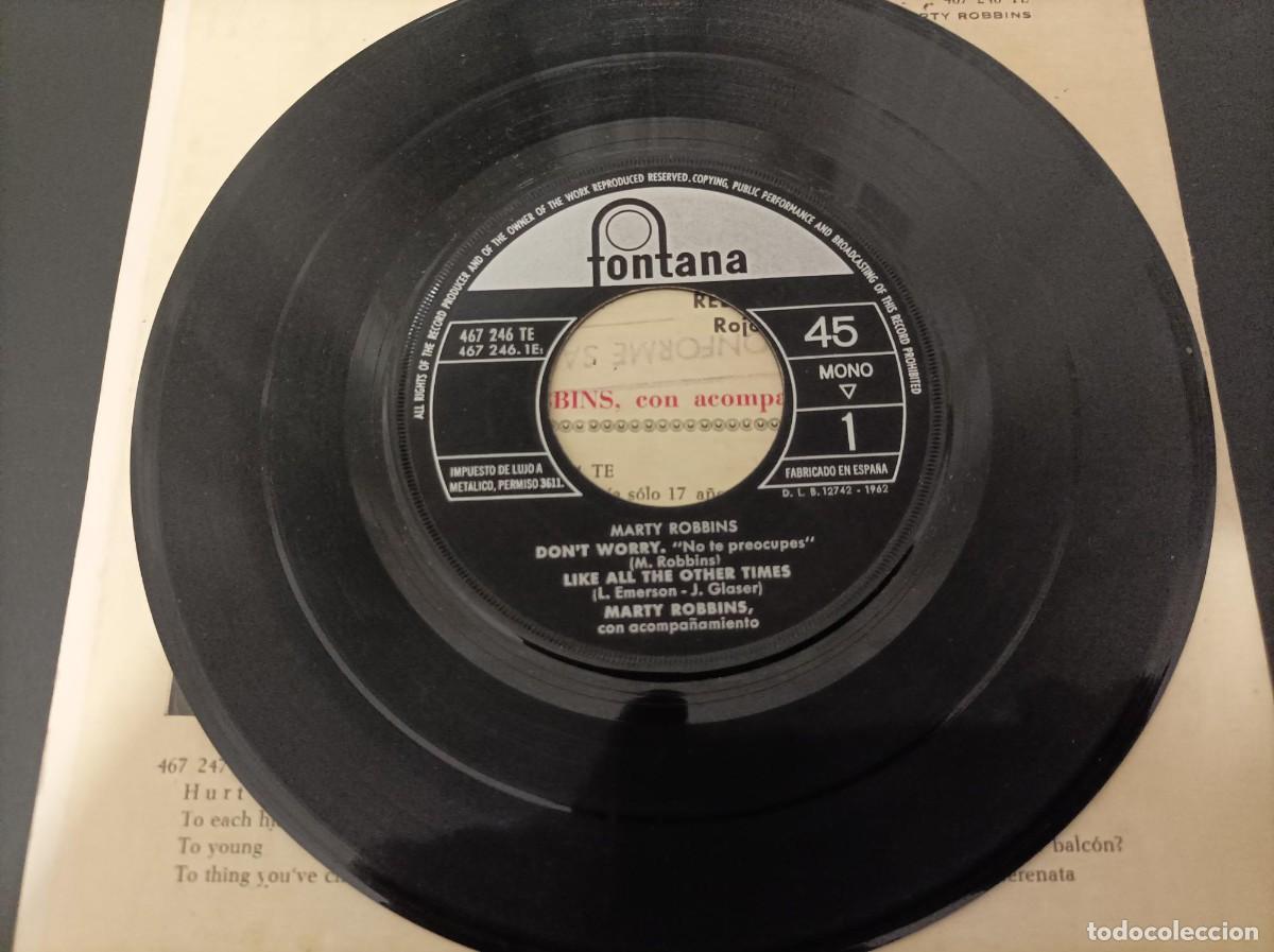 Discos de vinilo: Marty Robbins ep espa&ntilde;ol-raro- - Foto 3