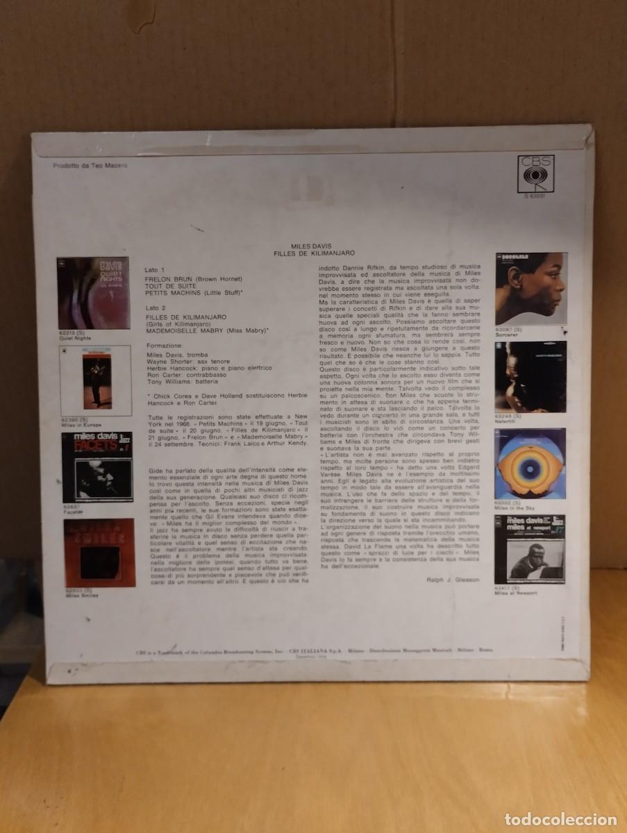 Discos de vinilo: MILES DAVIS ----- FILLES DE KILIMANJARO - Foto 2