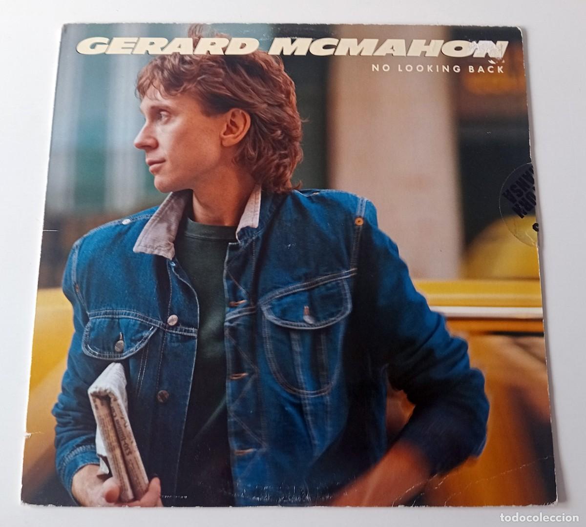 Discos de vinilo: LP GERAD MCMAHON - NO LOOKING BACK - Foto 1