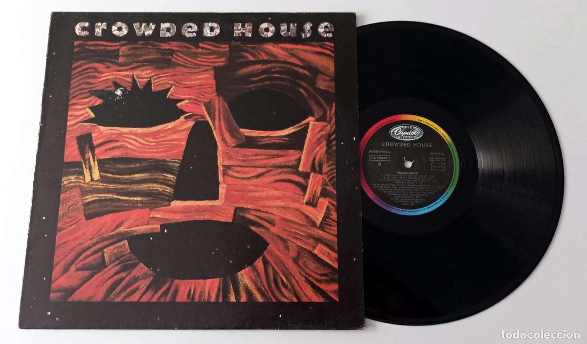 Discos de vinilo: LP CROWDED HOUSE - WOODFACE - Foto 3