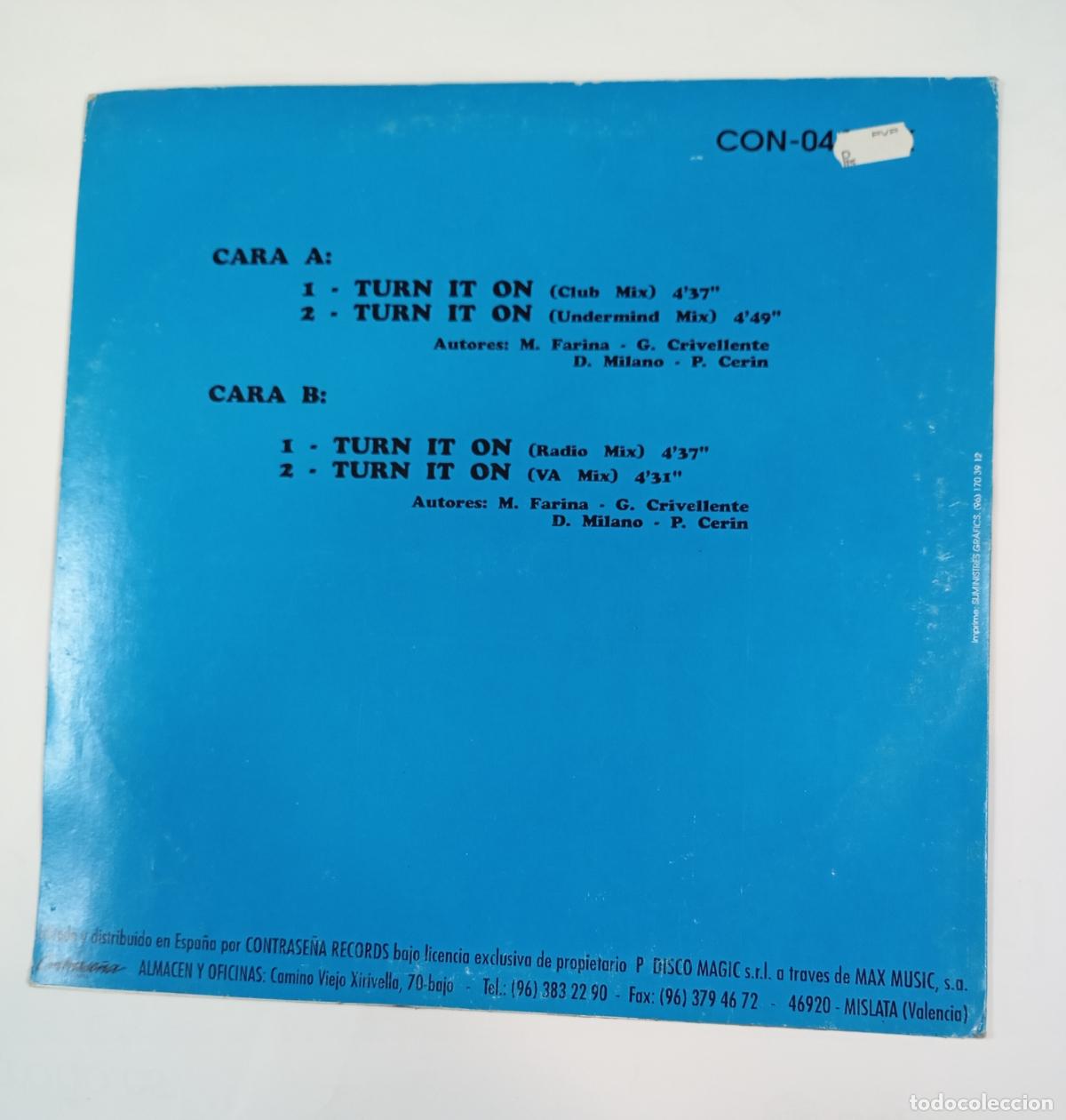 Discos de vinilo: HORIZONTE - TURN IT ON. MAXI-SINGLE. TDKDA49 - Foto 2