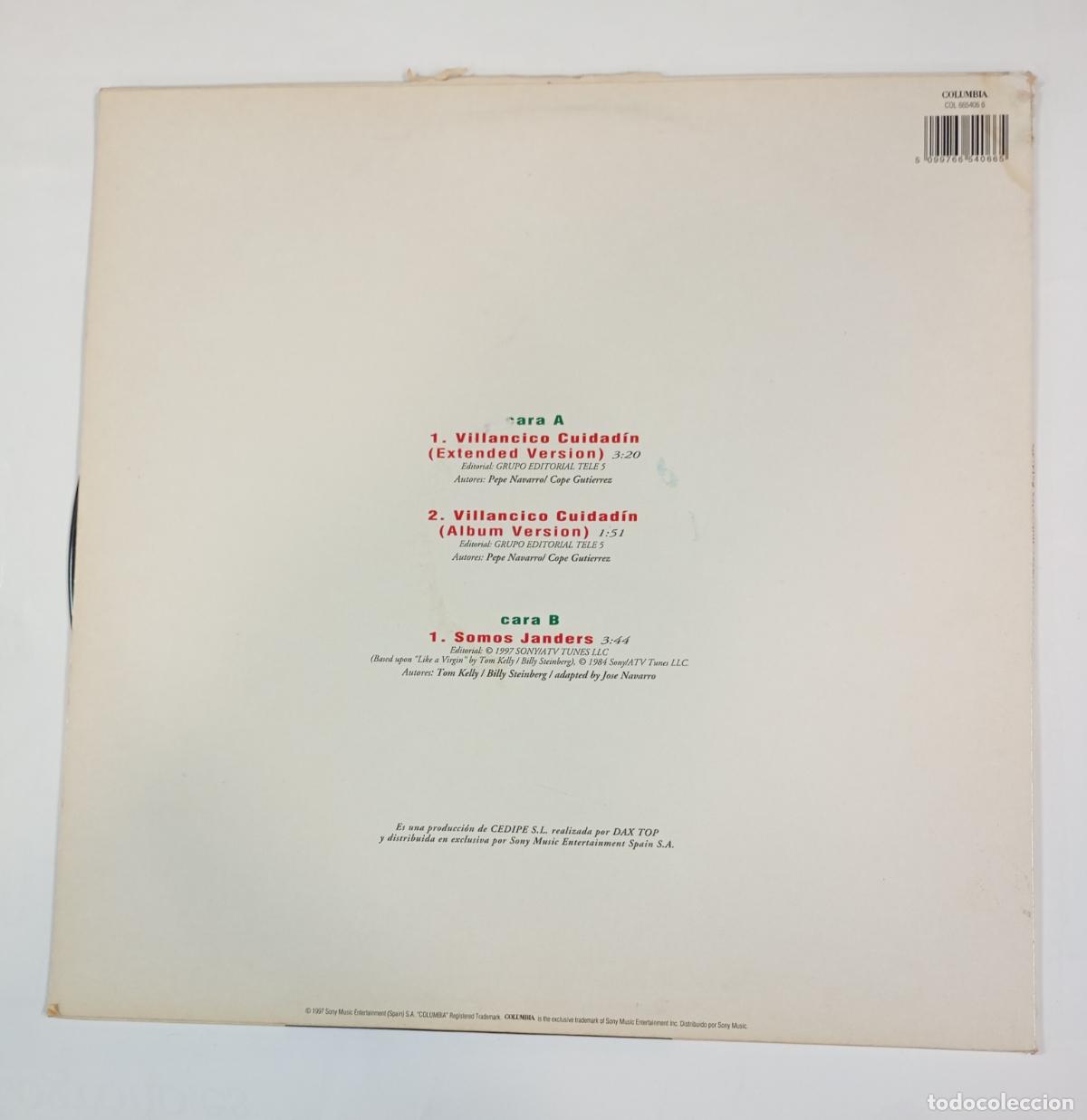 Discos de vinilo: Lucas Y Sus Janders &ndash; Villancico Cuidadin. MAXI-SINGLE. TDKDA54 - Foto 2