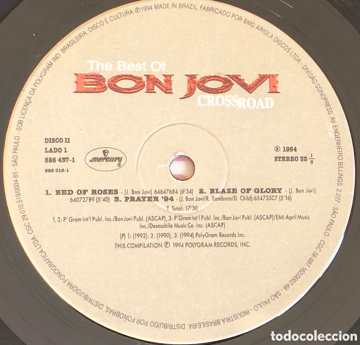 Discos de vinilo: Bon Jovi - Cross Road - - Foto 5