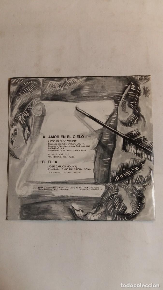 Discos de vinilo: Single, &Ntilde;U, Amor en el Cielo, Discos Barrab&aacute;s - Foto 2