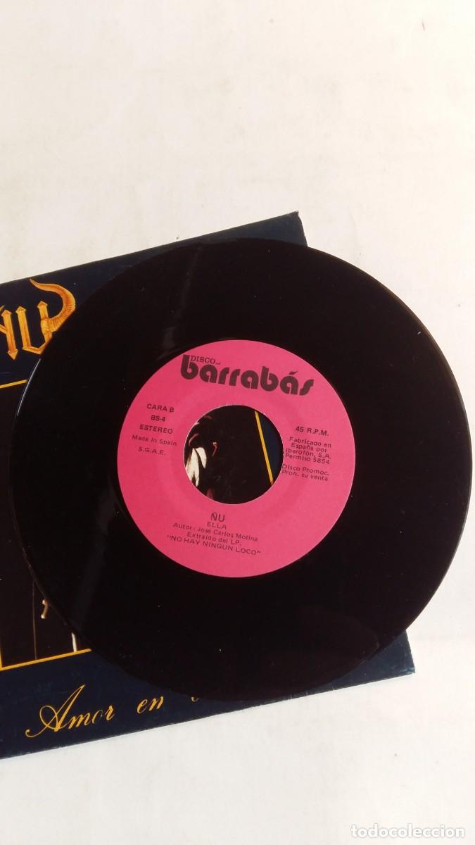 Discos de vinilo: Single, &Ntilde;U, Amor en el Cielo, Discos Barrab&aacute;s - Foto 3