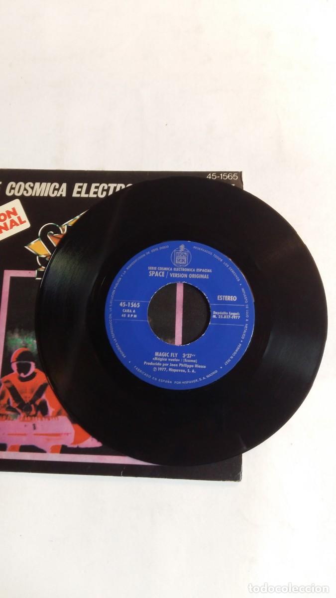 Discos de vinilo: Single, Space, Magic Fly/Ballad for Space Lovers, Hispavox - Foto 3