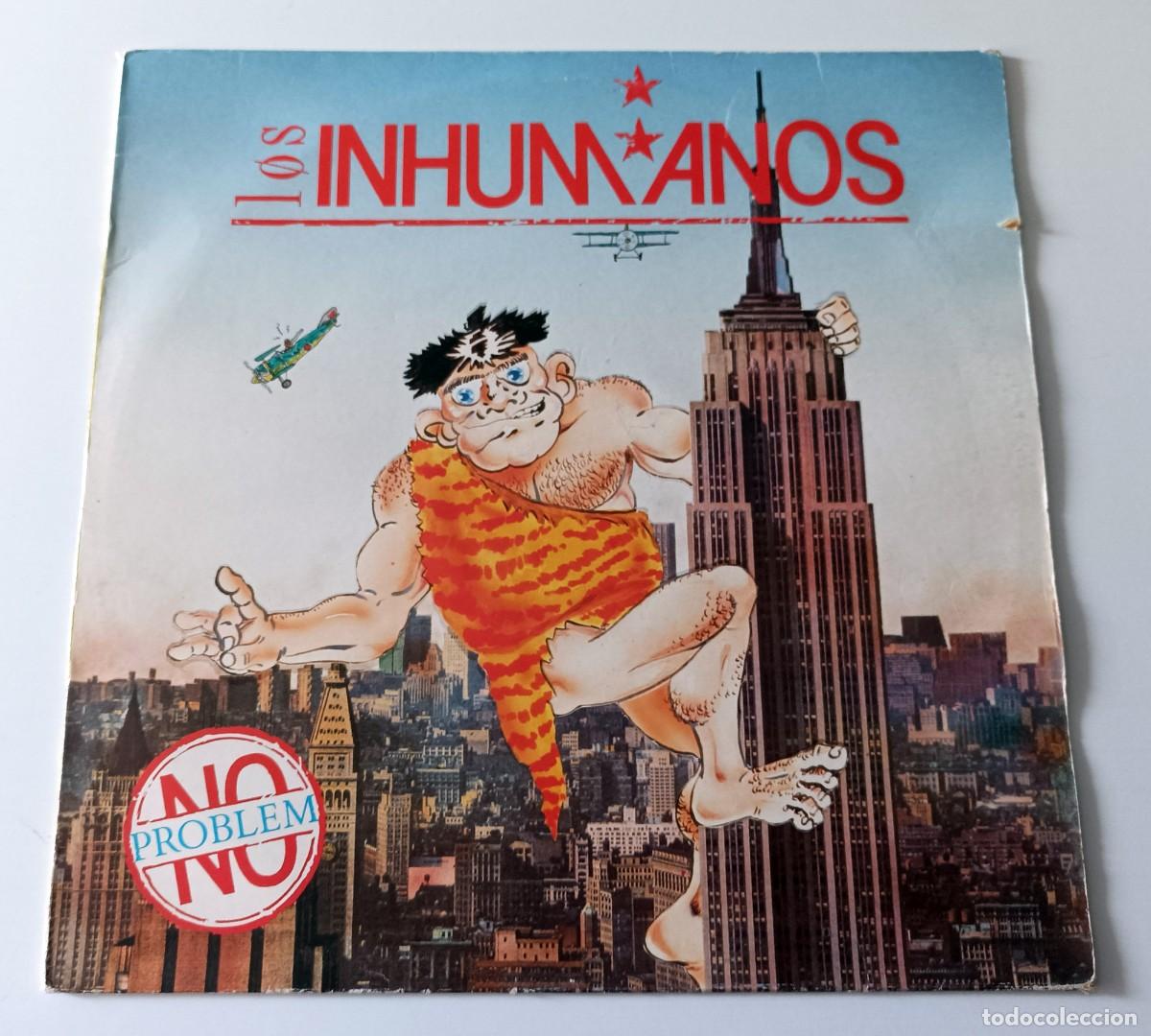Discos de vinilo: LP LOS INHUMANOS - NO PROBLEM - Foto 1