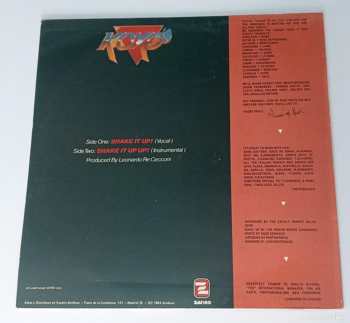 Discos de vinilo: LP KOXO - SHAKE IT UP! - Foto 2