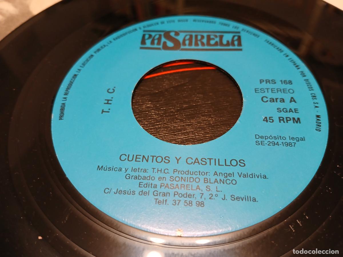Discos de vinilo: T.H.C. -Castillos de cuentos- (1987) single 7&rdquo; - Foto 2