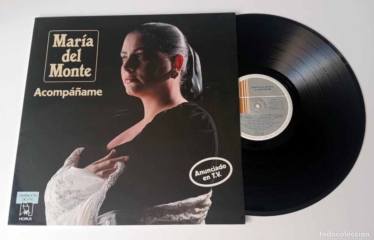 Discos de vinilo: LP MAR&Iacute;A DEL MONTE - ACOMP&Aacute;&Ntilde;AME - Foto 1