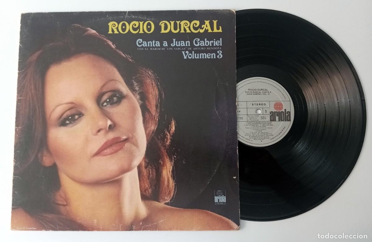 Discos de vinilo: LP ROCIO DURCAL - CANTA A JUAN GABRIEL - Foto 1