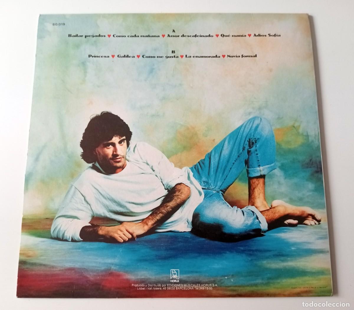 Discos de vinilo: LP SERGIO DALMA - SINTI&Eacute;NDONOS LA PIEL - Foto 2