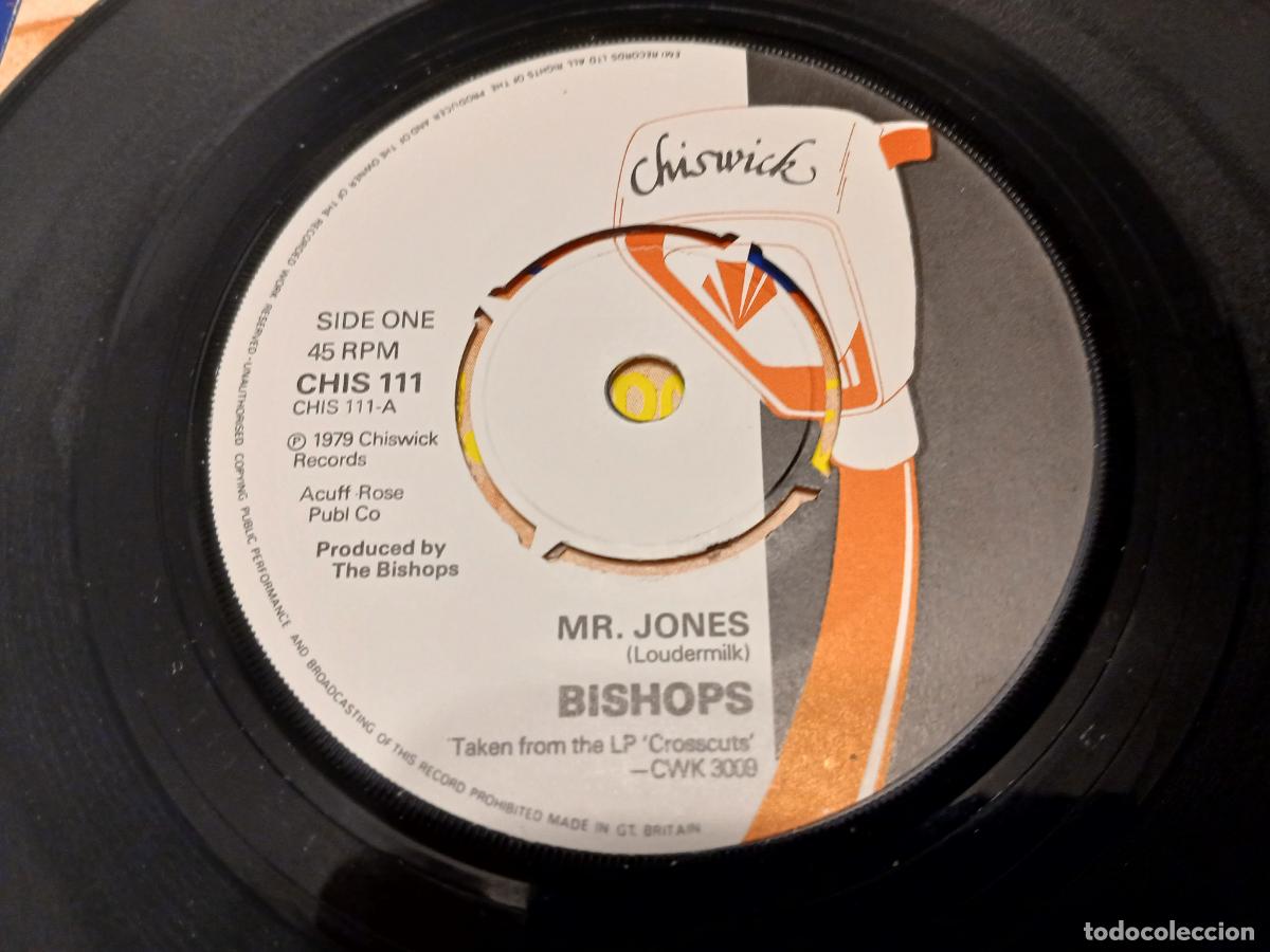 Discos de vinilo: The Bishops -Mr Jones- (1979) single 7&rdquo; - Foto 3