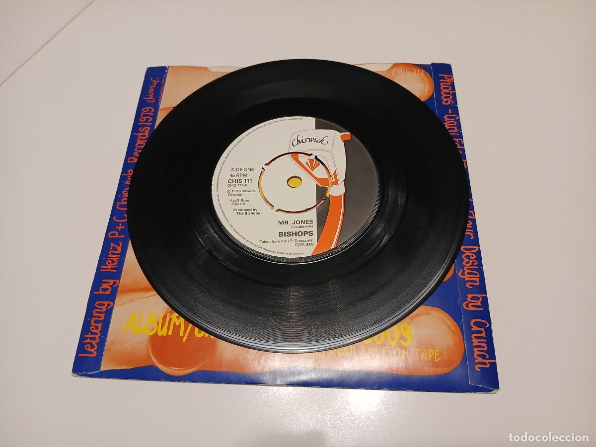 Discos de vinilo: The Bishops -Mr Jones- (1979) single 7&rdquo; - Foto 4