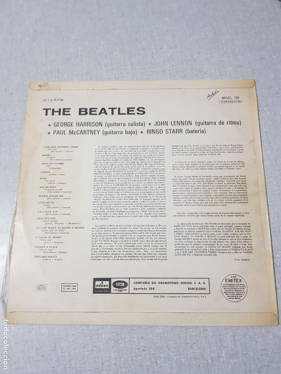 Discos de vinilo: THE BEATLES. A&Ntilde;O DE 1964 - Foto 3