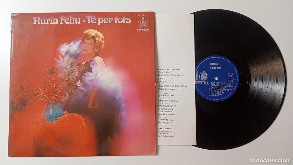 Discos de vinilo: LP NURIA FELI&Uacute; - TE PER TOTS - Foto 1