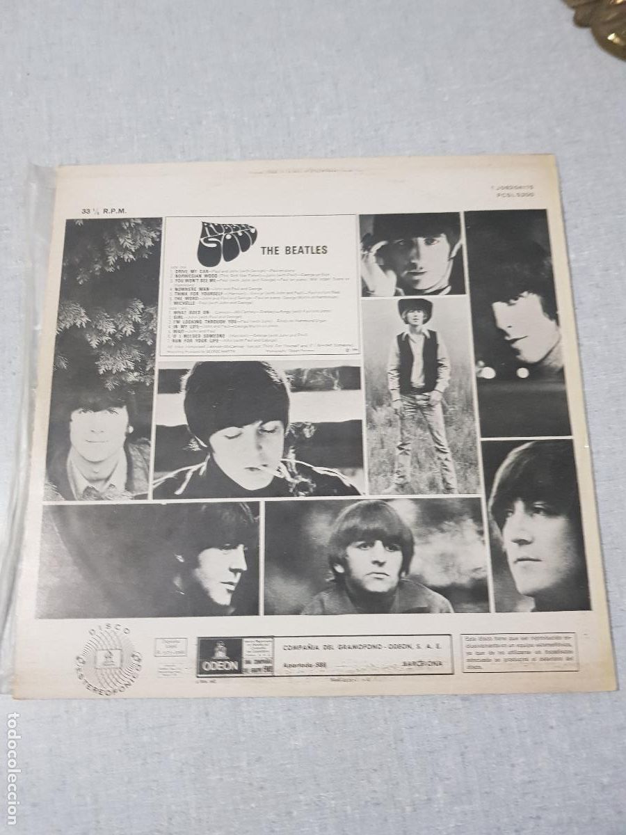Discos de vinilo: THE BEATLES. RUBBER SOUL 1966 - Foto 3