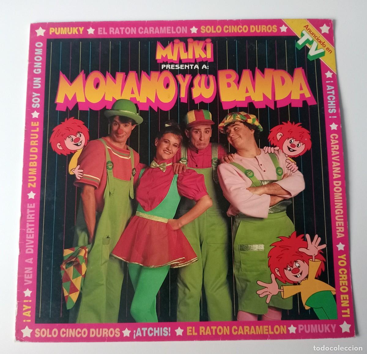 Discos de vinilo: LP MILIKI PRESENTA A MONANO Y SU BANDA - Foto 1