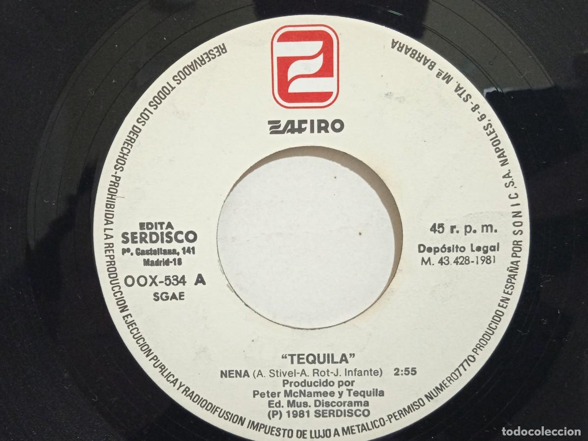 Discos de vinilo: Tequila - Nena / Numero Uno - Single - 1981 - Spain - Foto 4