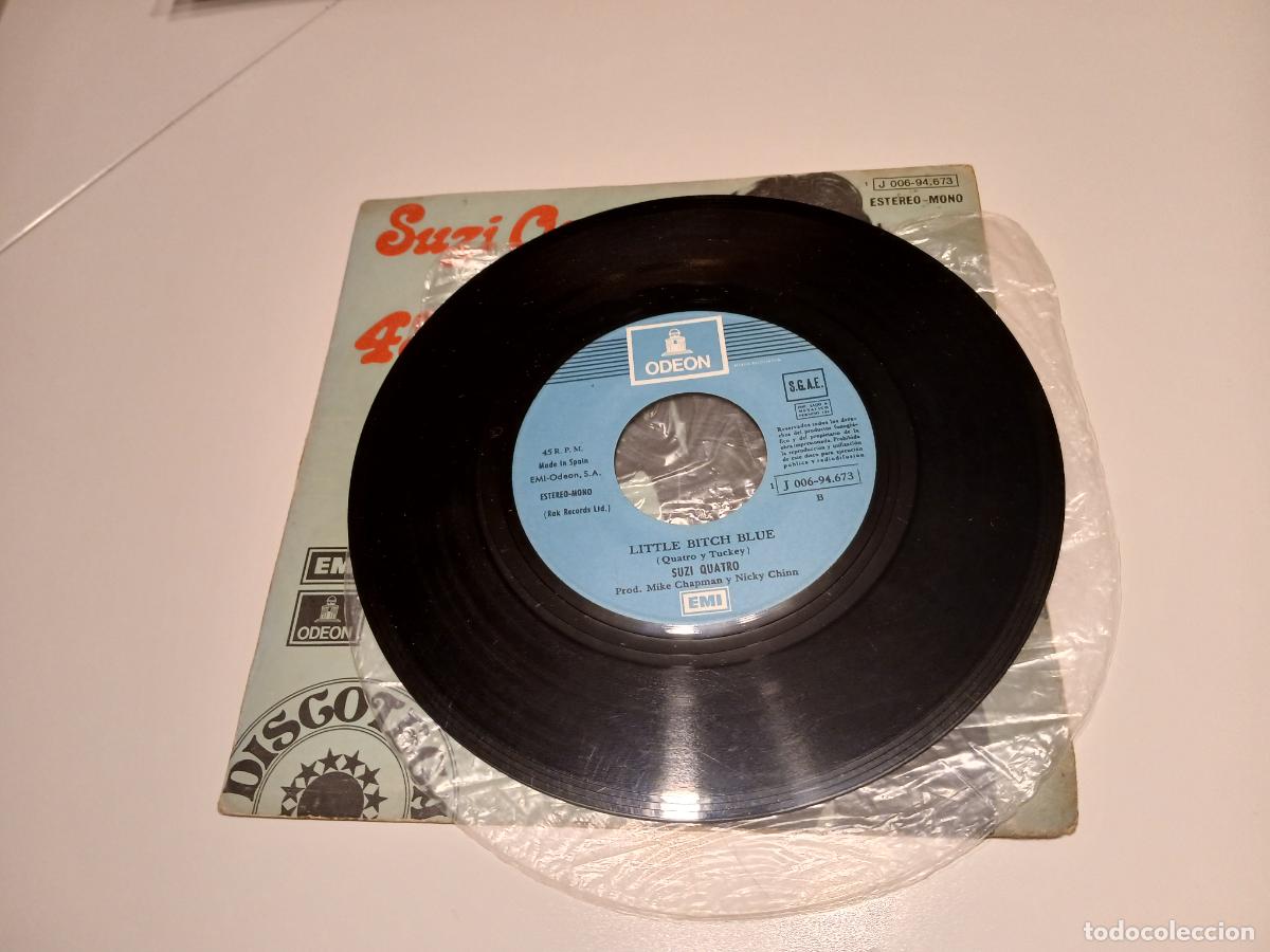 Discos de vinilo: Suzi Quatro -48 crash- (1973) single 7&rdquo; - Foto 4