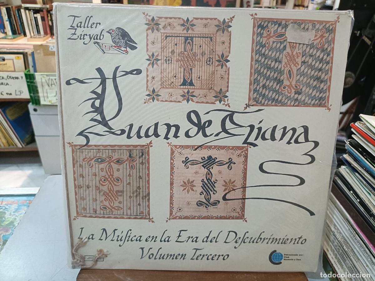 Discos de vinil: La M&uacute;sica en la era del Descubrimiento, vol. 3 - Juan de Triana, Taller Ziryab - LP Dial Discos 1987