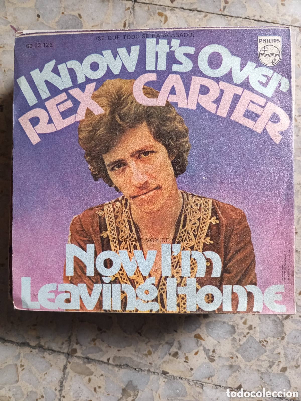 Discos de vinilo: SGL REX CARTER I KNOW IT&acute;S OVER 1971 - Foto 2