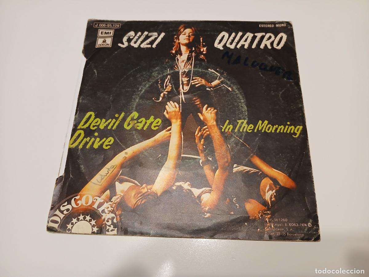 Discos de vinilo: Suzi Quatro -Devil gate drive- (1974) single 7&rdquo; - Foto 5