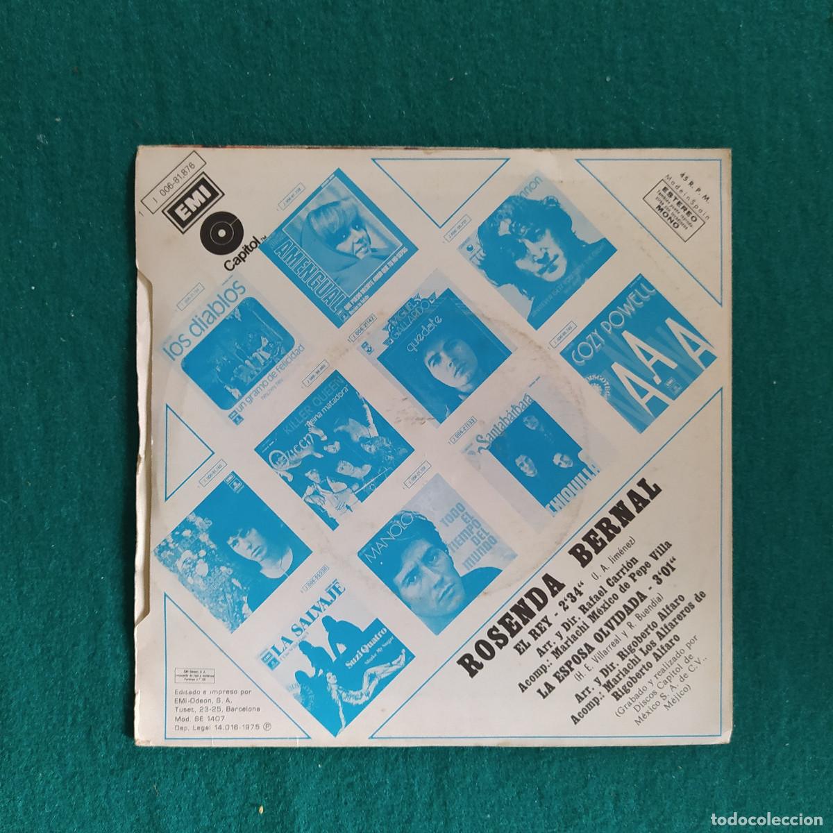 Discos de vinilo: EL REY ROSENDA BERNAL - Foto 2