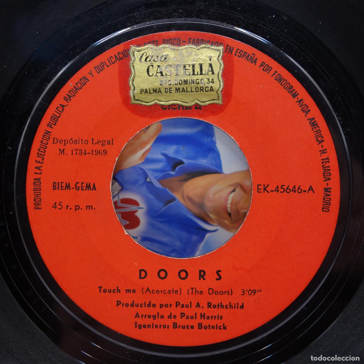 Discos de vinilo: THE DOORS - TOUCH ME - Foto 5