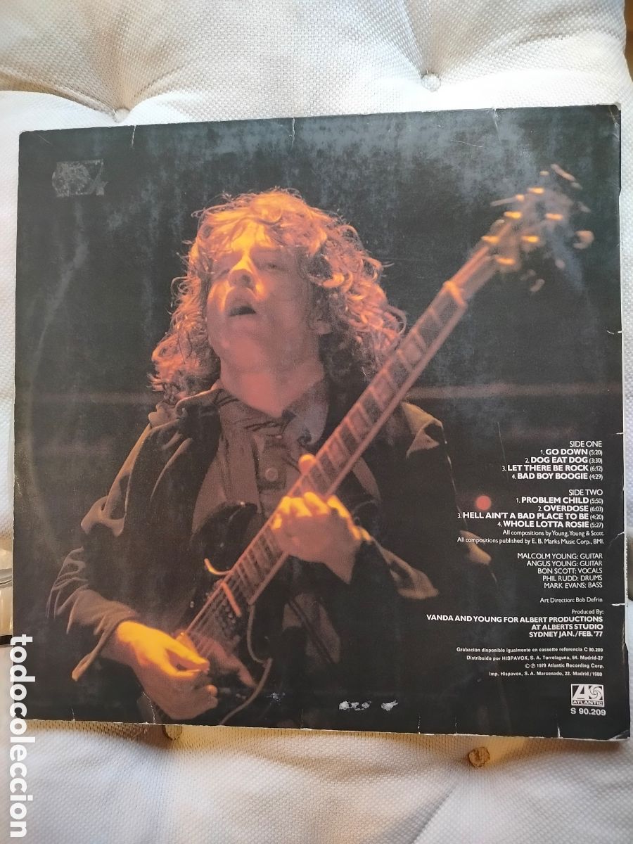 Discos de vinilo: AC/DC LP Let There Be Rock - Foto 2