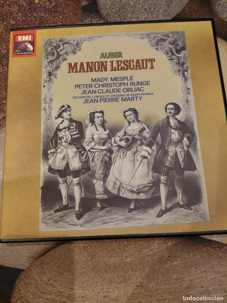 Discos de vinilo: Opera vinilo Manon Lescaut de Auber - Foto 1