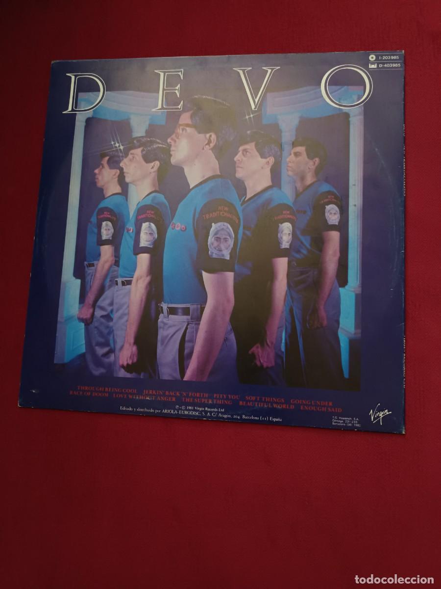 Discos de vinilo: DEVO NEW TRADITIONALISTS LP 1981 - Foto 2