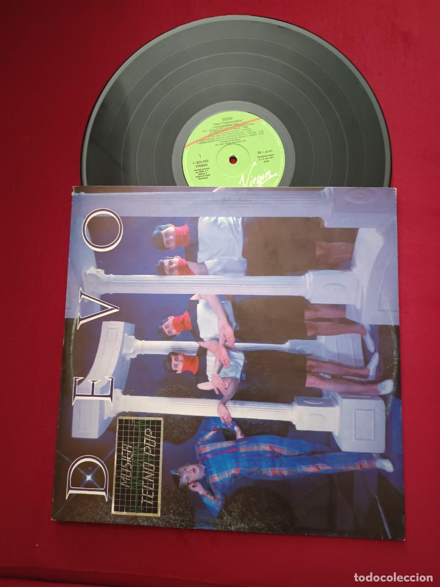 Discos de vinilo: DEVO NEW TRADITIONALISTS LP 1981 - Foto 3