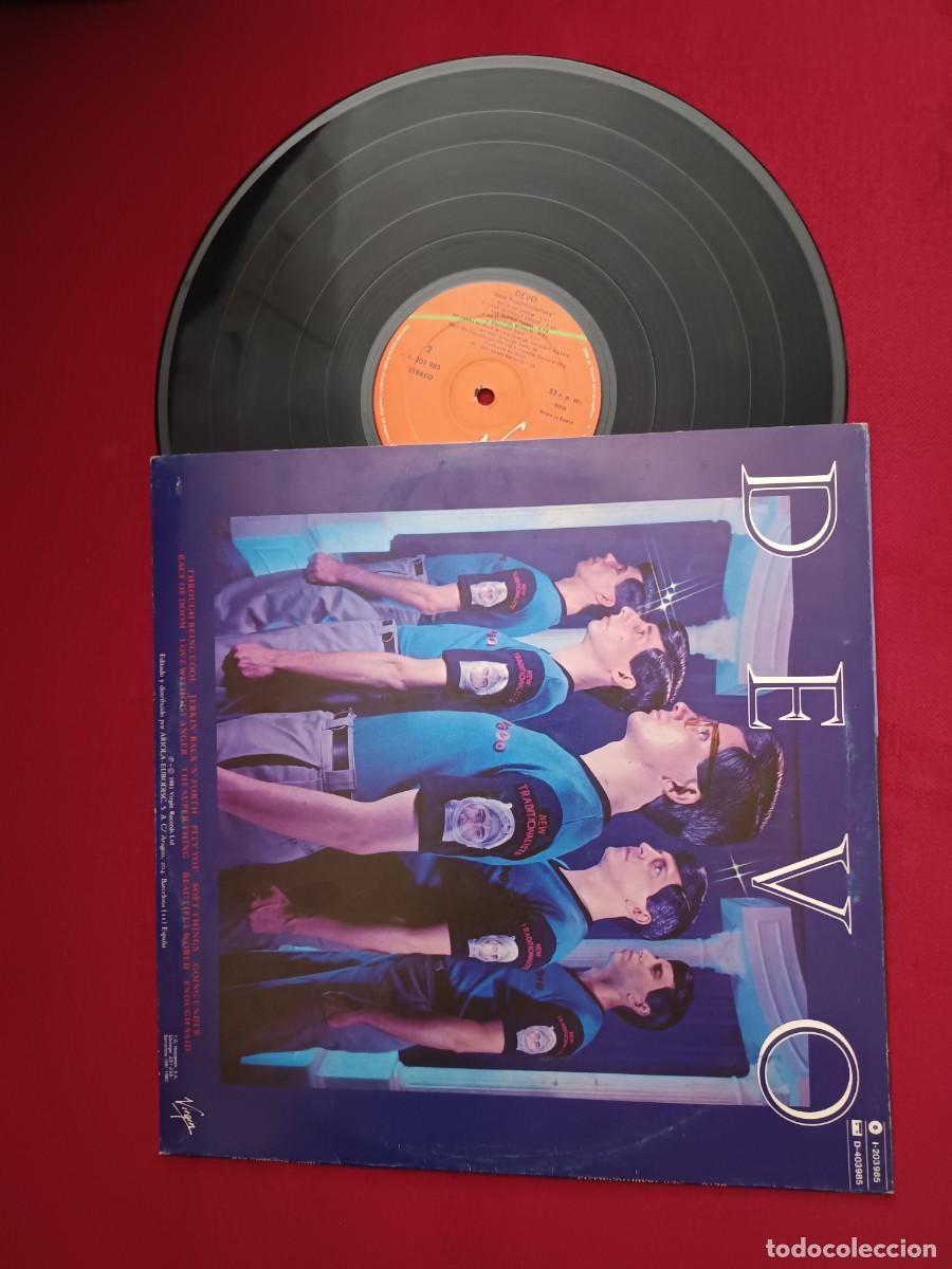 Discos de vinilo: DEVO NEW TRADITIONALISTS LP 1981 - Foto 4