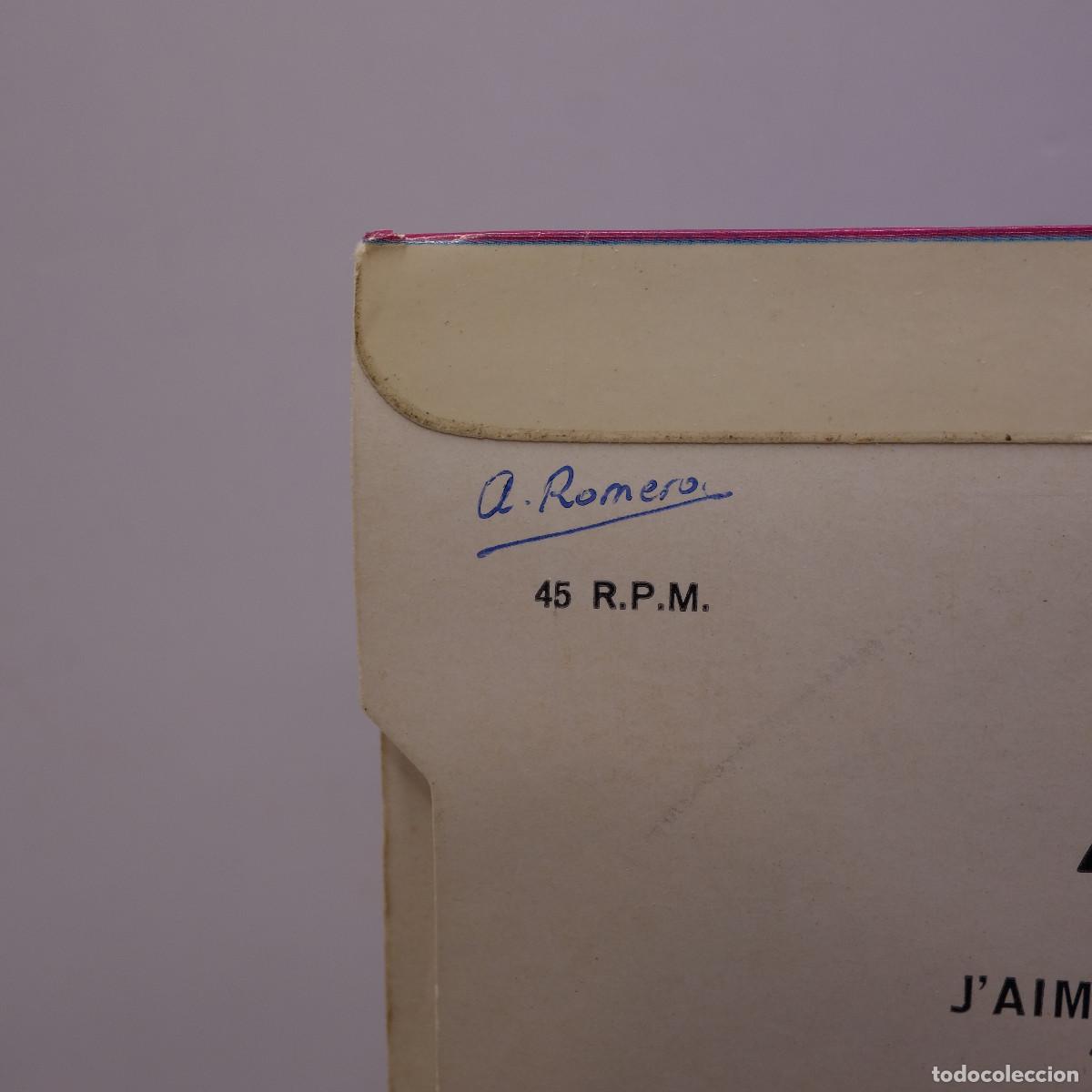Discos de vinilo: ADAMO - JAIME - CHANSON EN RONDELLES - Foto 3