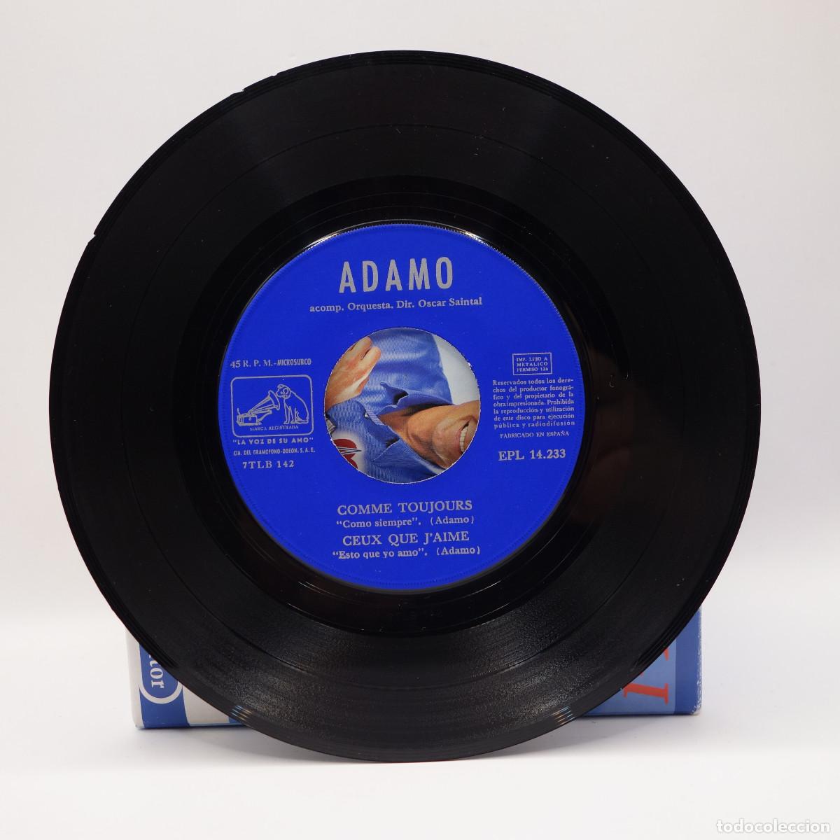 Discos de vinilo: ADAMO - JAIME - CHANSON EN RONDELLES - Foto 4