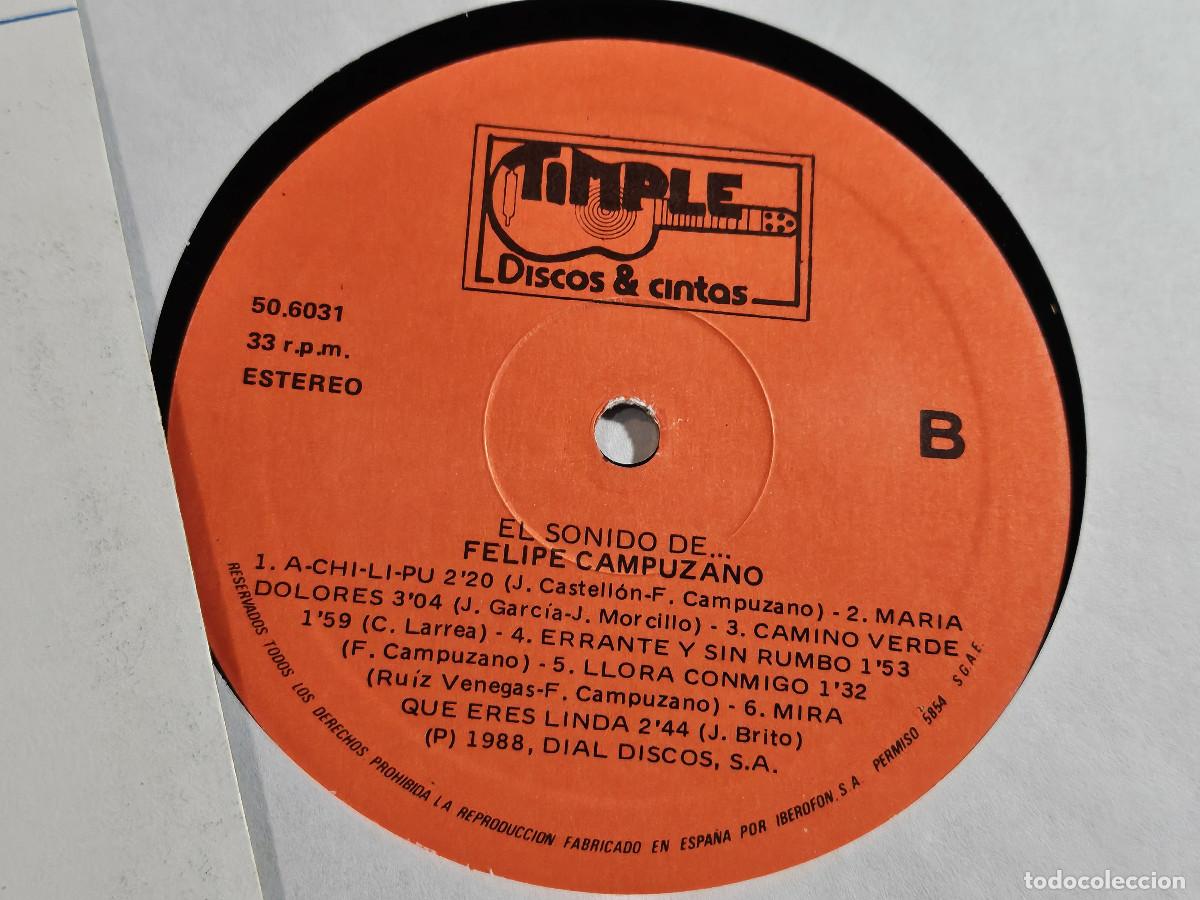 Discos de vinilo: disco lp felipe campuzano - Foto 2
