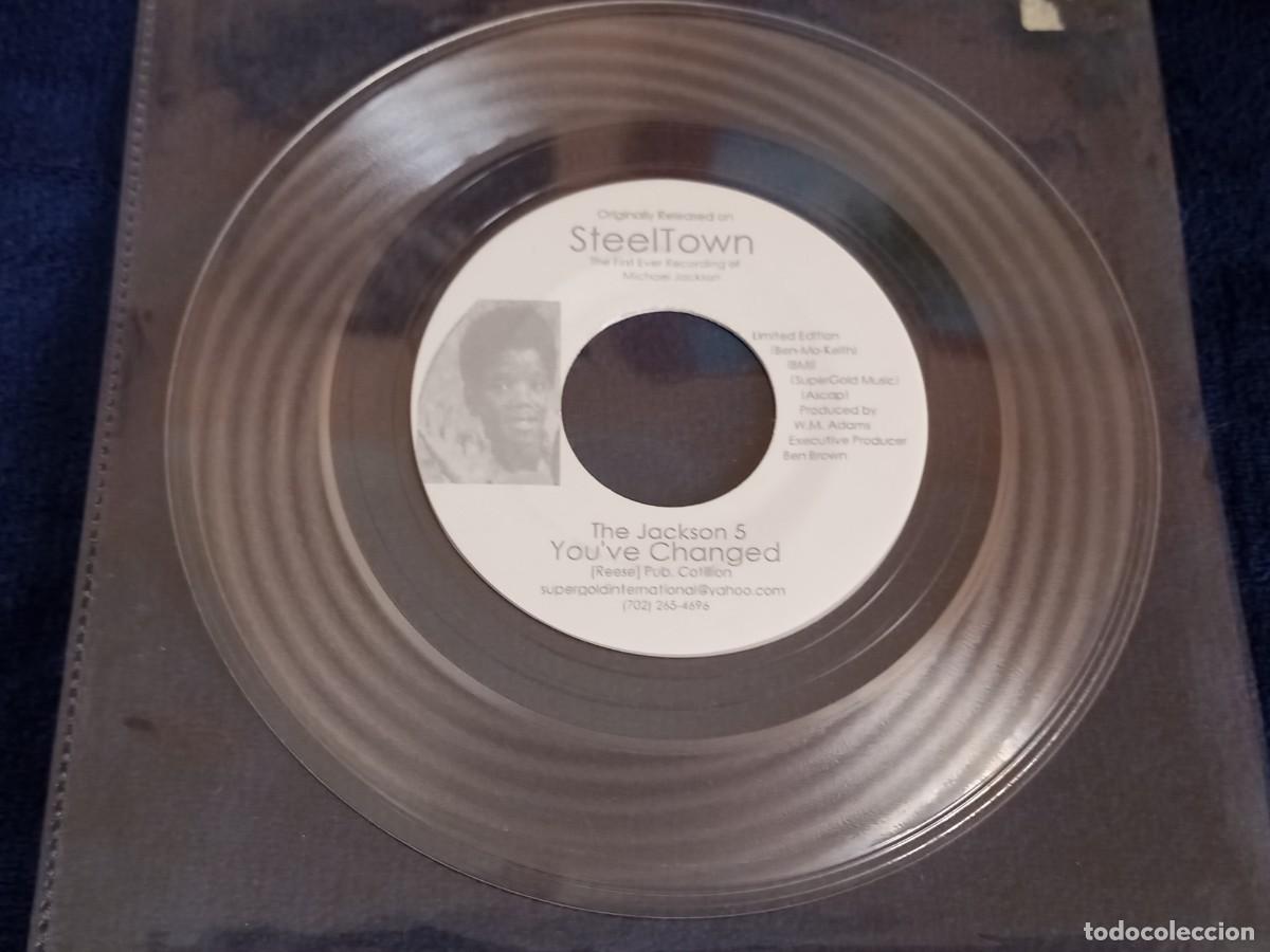 Discos de vinilo: Michael Jackson J5 Big Boy vinilo single transparente - Foto 4