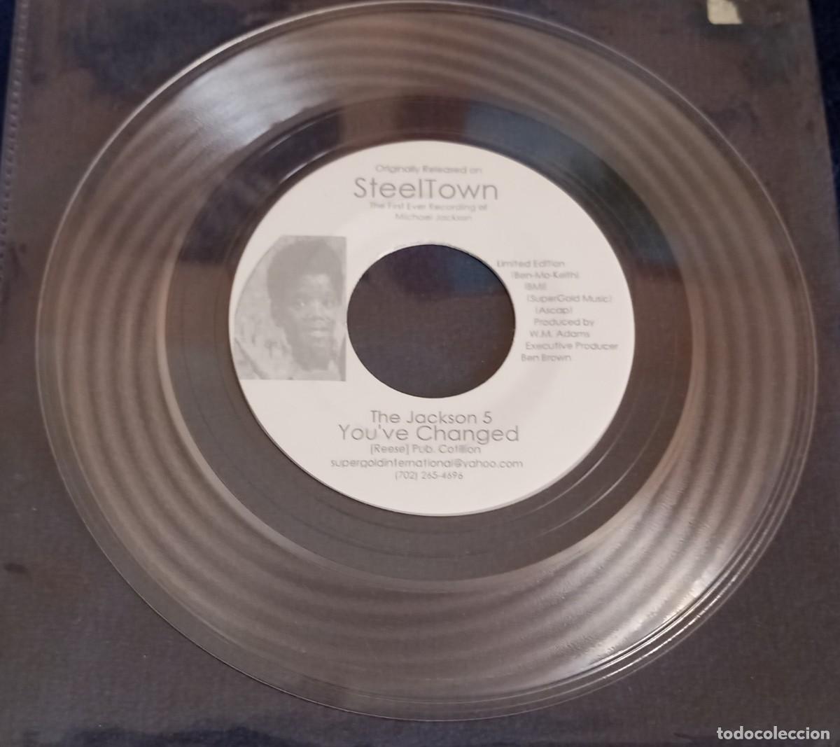 Discos de vinilo: Michael Jackson J5 Big Boy vinilo single transparente - Foto 5