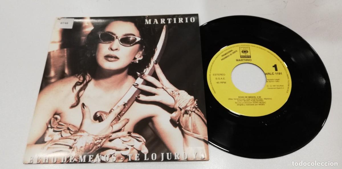 Discos de vinilo: SCO106-Martirio - Echo De Menos (7&rdquo;, Single, Promo) - Foto 1