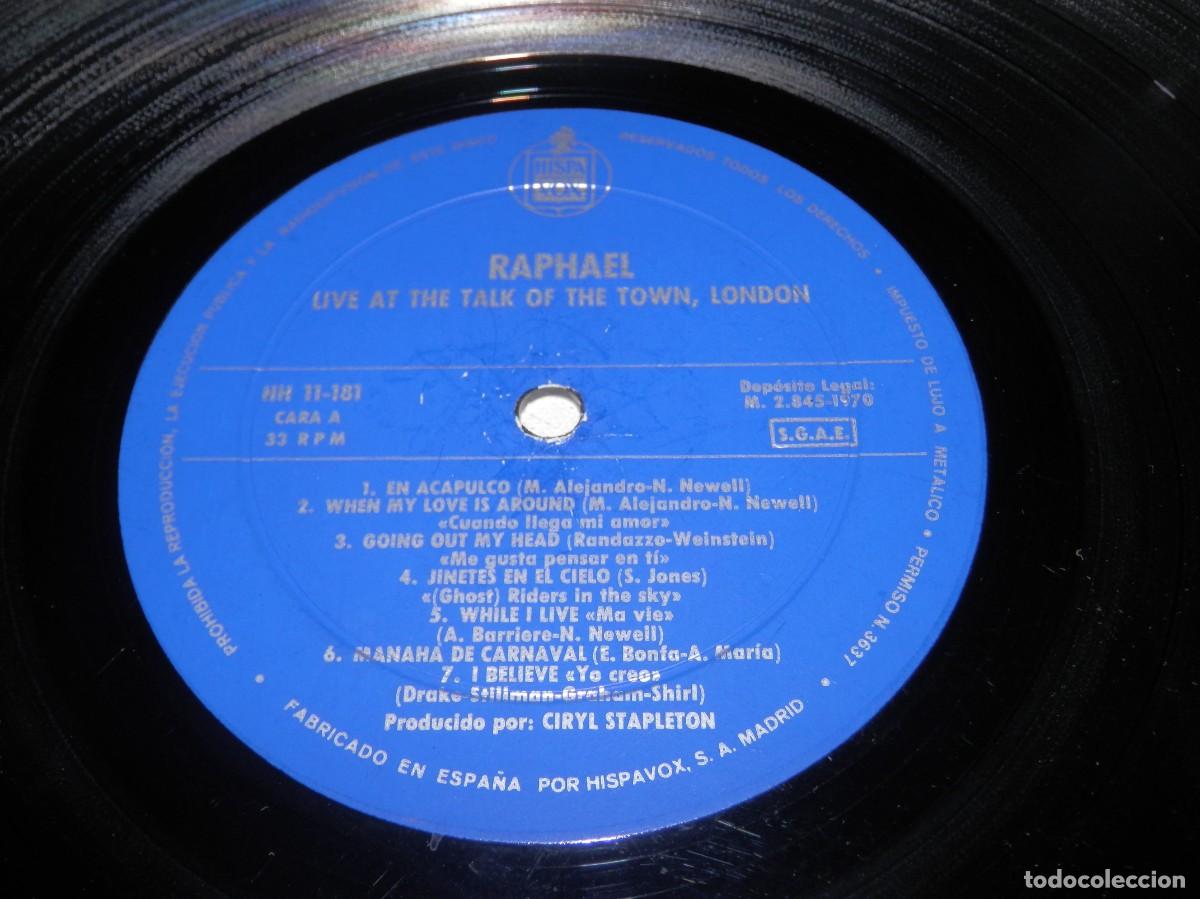 Discos de vinilo: DISCO LP DE VINILO DE RAPHAEL - Foto 3