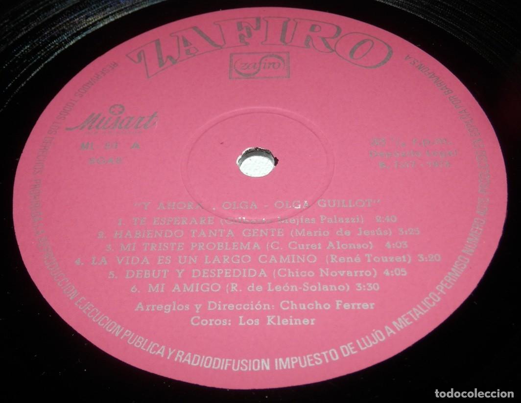 Discos de vinilo: DISCO LP DE VINILO OLGA GUILLOT - Foto 3