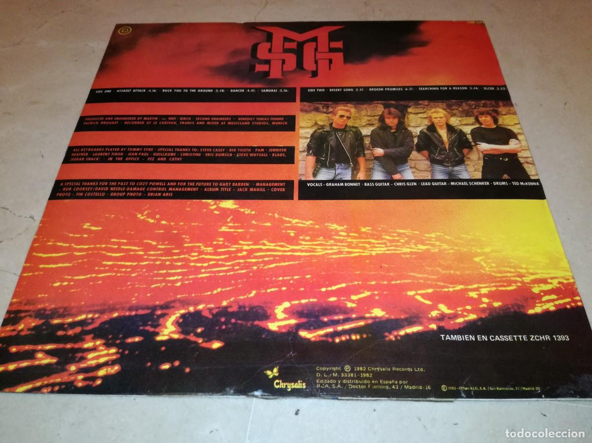 Discos de vinilo: THE MICHAEL SCHENKER GROUP-ASSAULT ATTACK-ORIGINAL ESPA&Ntilde;OL 1982 - Foto 2