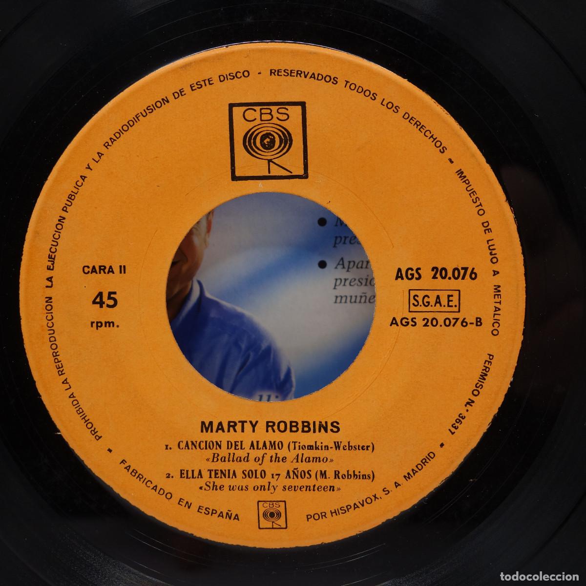 Discos de vinilo: MARTY ROBBINS - EL ARBOL DEL AHORCADO - Foto 5