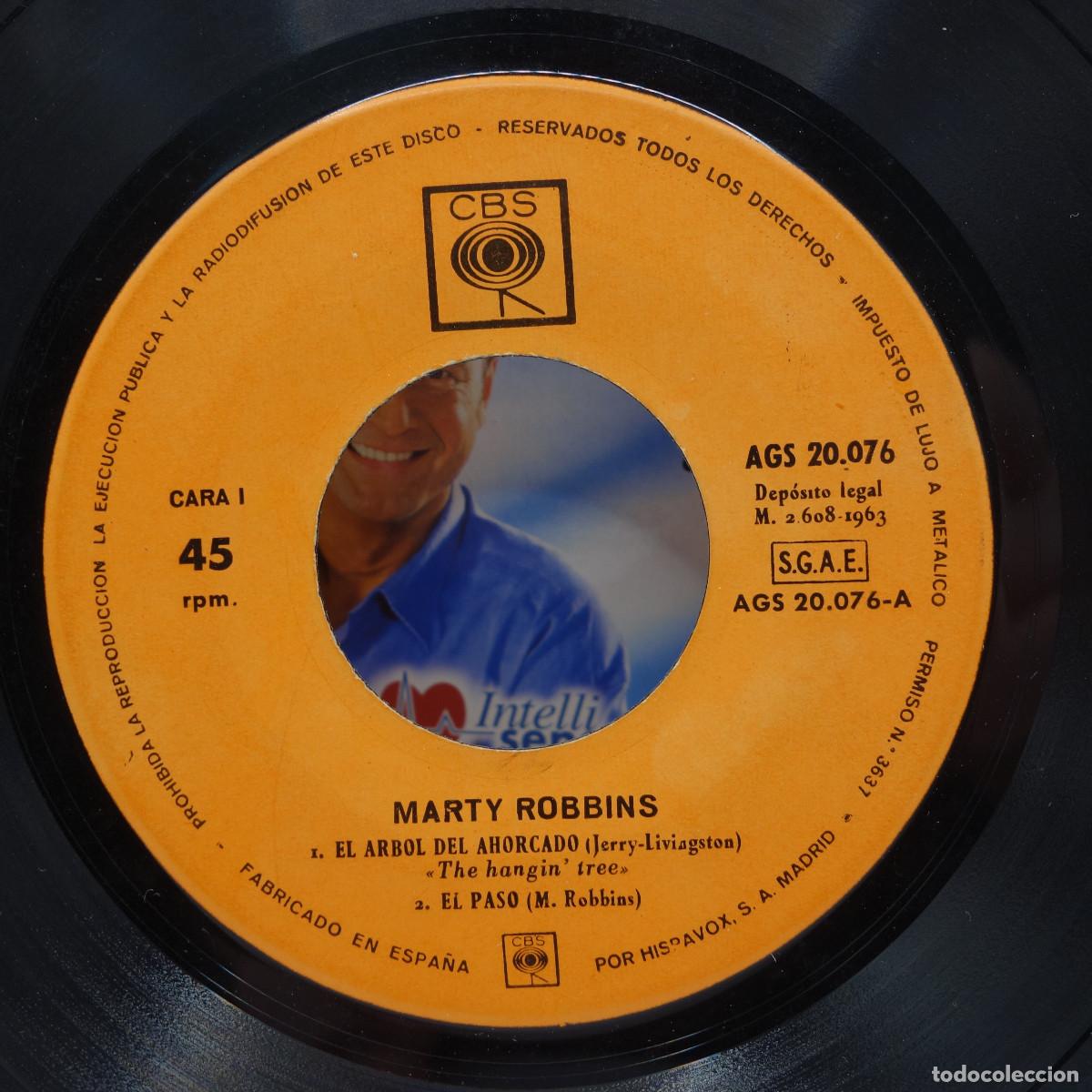 Discos de vinilo: MARTY ROBBINS - EL ARBOL DEL AHORCADO - Foto 7