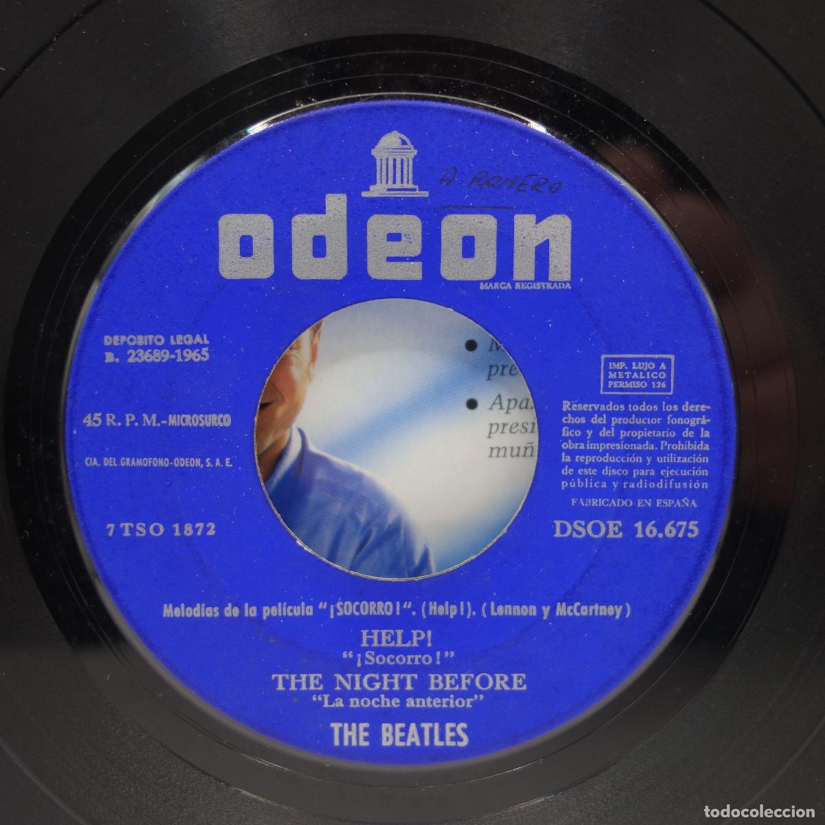 Discos de vinilo: THE BEATLES - HELP - THE NIGHT BEFORE - Foto 5