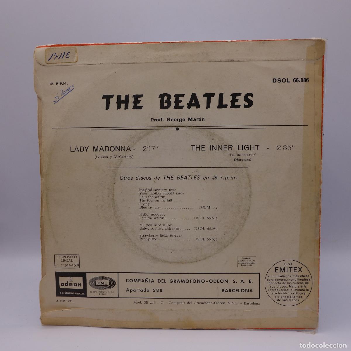 Discos de vinilo: THE BEATLES - LADY MADONNA - Foto 2
