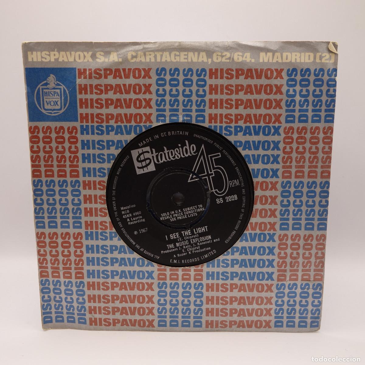Discos de vinilo: THE MUSIC EXPLOSION - I SEE THE LIGHT - Foto 3